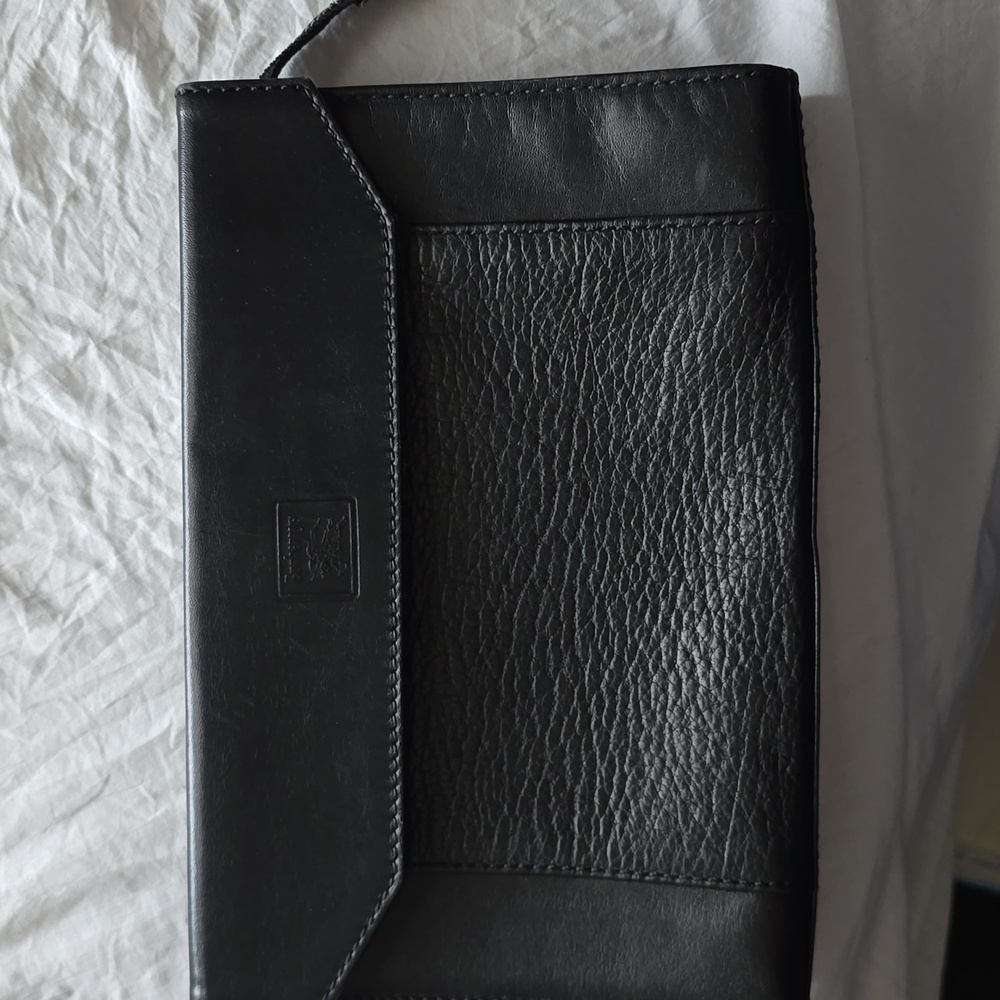 Burberry black clutch bag